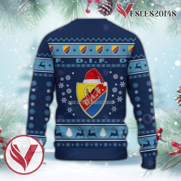 Djurgårdens IF Fotbollsförening Sport Ugly Christmas Sweater, Unique Gifts For Fans - Vesles2014aS 3