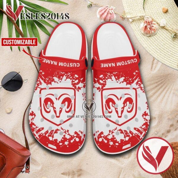 Dodge Brand Crocs Clogs, Unique Footwear For Fans 1