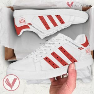 Dodge Logo Print Stan Smith Shoes, Unique Sneaker For Fans - Vesles2014s