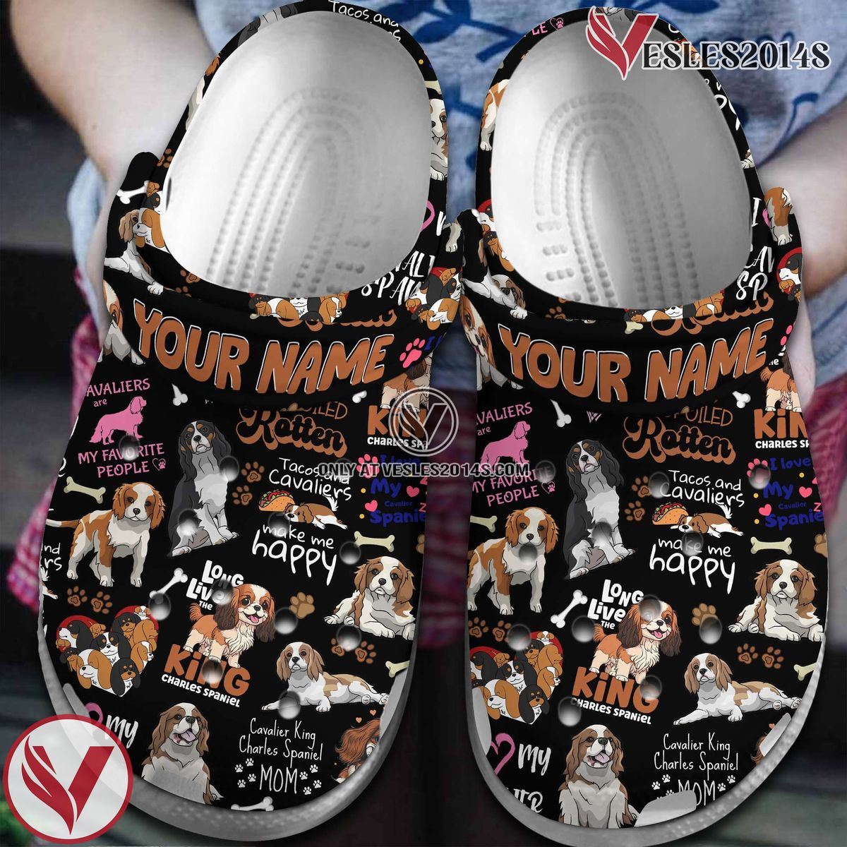 Dogs Crocs Crocband Clogs Shoes Comfortable For Men Women and Kids Style 3, Unique Gift From Vesles2014S