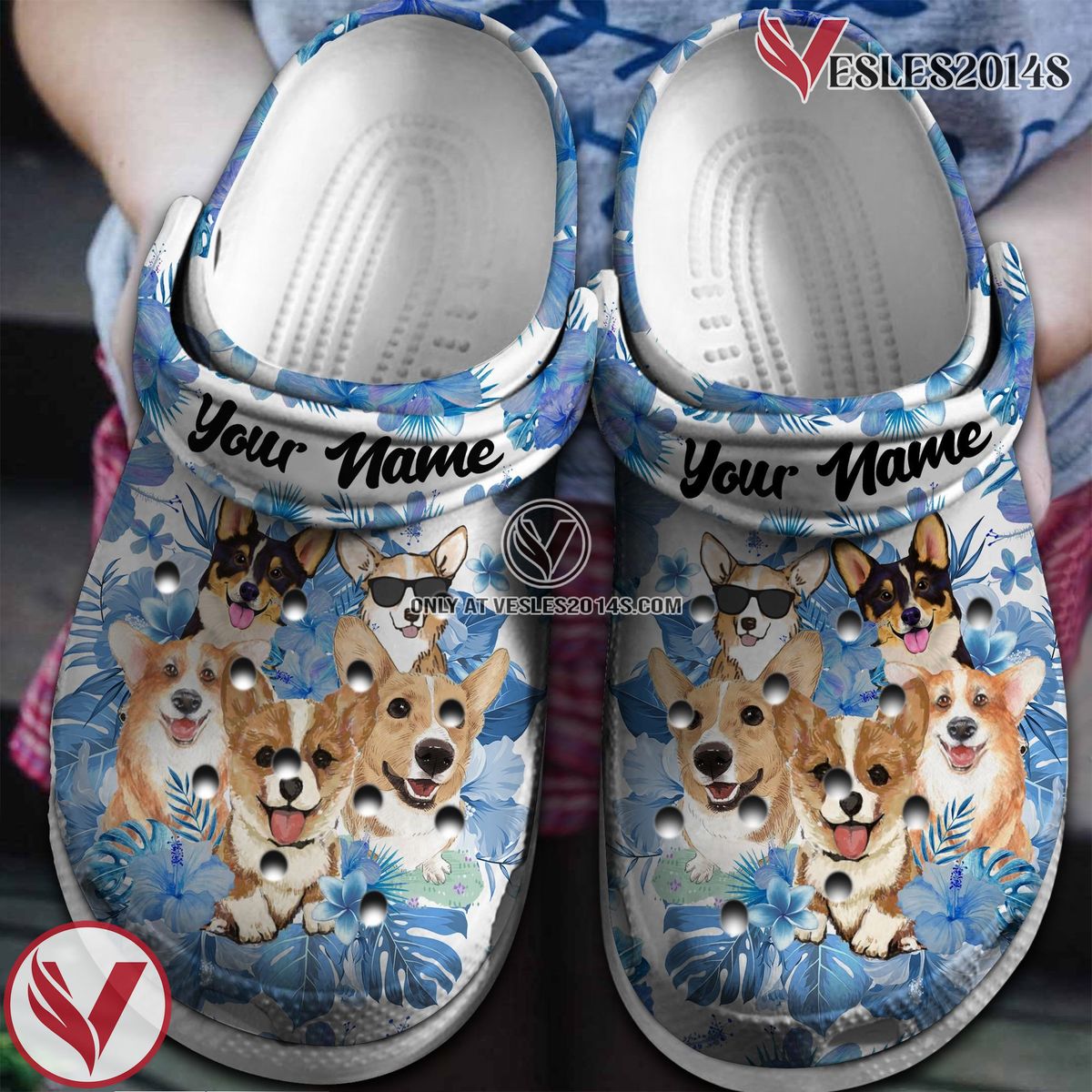 Dogs Crocs Crocband Clogs Shoes Comfortable For Men Women and Kids Style 5, Unique Gift From Vesles2014S