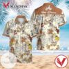 Dogs Disney Hawaiian Graphic Print Short Sleeve Hawaiian Casual Shirt Vesles2014S