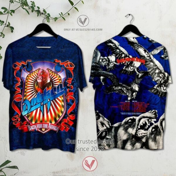Dokken Back for the Attack Album 3D Shirt – LIMITED EDITION