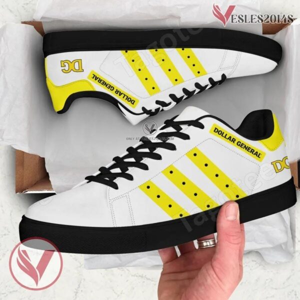 Dollar General Logo Print Stan Smith Shoes, Unique Sneaker For Fans - Vesles2014s 1