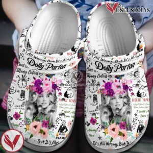 Dolly Parton Music Crocs Crocband Clogs Shoes, Unique Gifts For Fans Style 1 - Vesles2014S