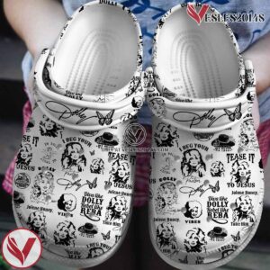 Dolly Parton Music Crocs Crocband Clogs Shoes, Unique Gifts For Fans Style 11 - Vesles2014S
