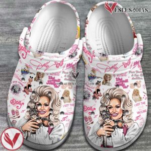 Dolly Parton Music Crocs Crocband Clogs Shoes, Unique Gifts For Fans Style 14 - Vesles2014S 2