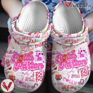 Dolly Parton Music Crocs Crocband Clogs Shoes, Unique Gifts For Fans Style 16 - Vesles2014S