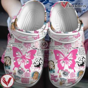 Dolly Parton Music Crocs Crocband Clogs Shoes, Unique Gifts For Fans Style 18 - Vesles2014S