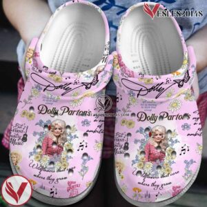 Dolly Parton Music Crocs Crocband Clogs Shoes, Unique Gifts For Fans Style 25 - Vesles2014S