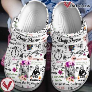 Dolly Parton Music Crocs Crocband Clogs Shoes, Unique Gifts For Fans Style 28 - Vesles2014S