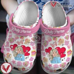 Dolly Parton Music Crocs Crocband Clogs Shoes, Unique Gifts For Fans Style 34 - Vesles2014S
