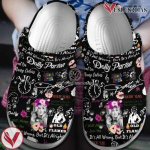 Dolly Parton Music Crocs Crocband Clogs Shoes, Unique Gifts For Fans Style 4 - Vesles2014S