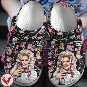 Dolly Parton Music Crocs Crocband Clogs Shoes, Unique Gifts For Fans Style 7 - Vesles2014S