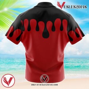 Doma Demon Slayer Hawaiian Button Up Shirt, Perfect Gifts For Anime Lovers - Vesles2014S 1
