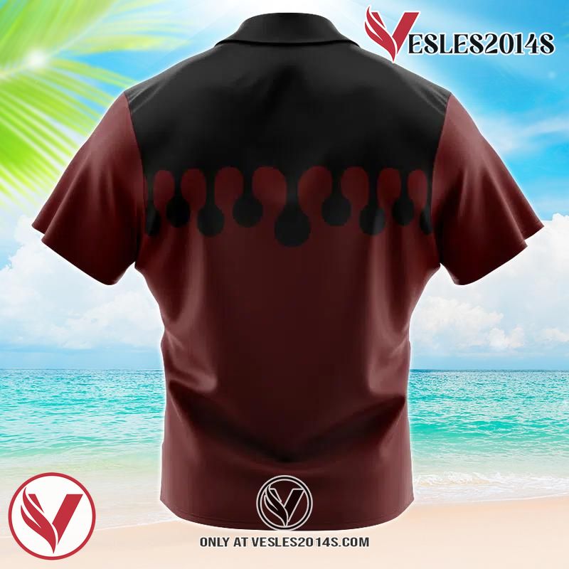 Doma Demon Slayer Hawaiian Button Up Shirt, Perfect Gifts For Anime Lovers - Vesles2014S 9Ih 1
