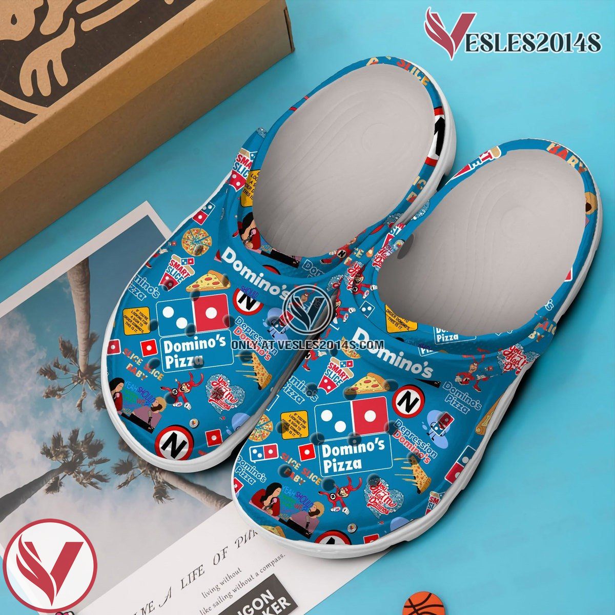 Domino’s Pizza FoodCrocs Crocband Clogs Shoes Comfortable For Men Women and Kids Style 1, Unique Gift From Vesles2014S 2
