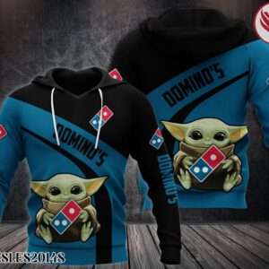 Domino's Pizza Baby Yoda Uniform Custom Hoodie Style 14 - Vesles2014S