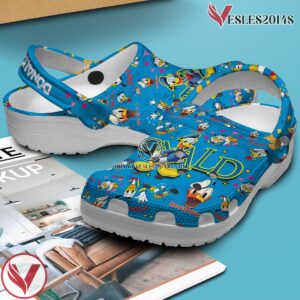 Donald Duck Disney Cartoon Crocs Crocband Clogs Shoes Comfortable For Men Women and Kids Style 1, Unique Gift From  Vesles2014S 2