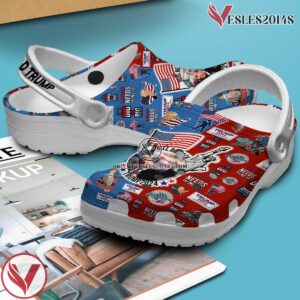 Donald Trump America First Crocs Crocband Clogs Shoes Comfortable For Men Women and Kids Style 1, Unique Gift From Vesles2014S 2