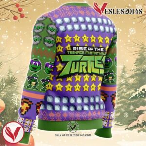 Donatello Rise of the Teenage Mutant Ninja Turtles Ugly Christmas Sweater, Unique Christmas Gift For Fans - Vesles2014S 2