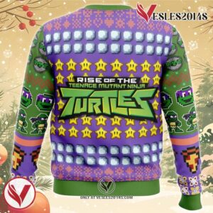 Donatello Rise of the Teenage Mutant Ninja Turtles Ugly Christmas Sweater, Unique Christmas Gift For Fans - Vesles2014S 3