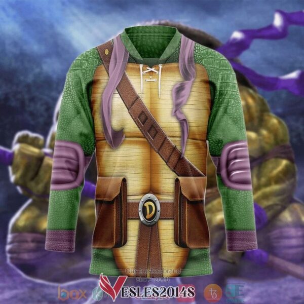 Donatello TMNT Cosplay Hockey Jersey Shirt, Trending Gifts For Fans - Vesles2014s 2