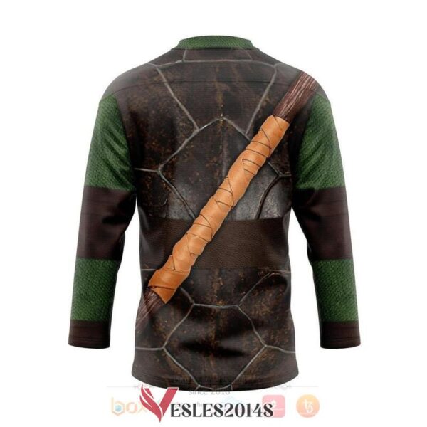 Donatello TMNT Don Donnie Cosplay Custom Hockey Jersey, Trending Gifts For Fans - Vesles2014s 1