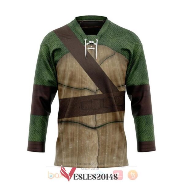 Donatello TMNT Don Donnie Cosplay Custom Hockey Jersey, Trending Gifts For Fans - Vesles2014s