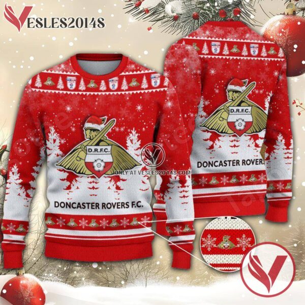 Doncaster Rovers Sport Ugly Christmas Sweater, Unique Gifts For Fans - Vesles2014aS 1
