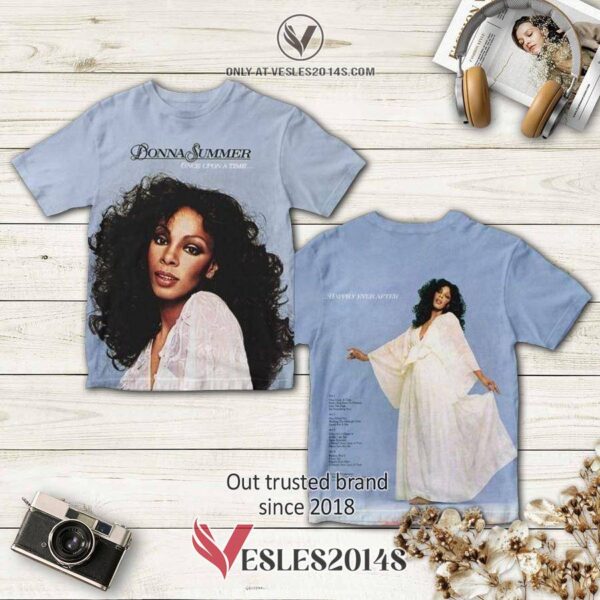Donna Summer Once Upon A Time Album 3D T-Shirt, Perfect Gifts For Music Lovers - Vesles2014S