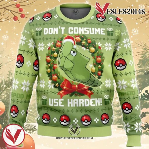 Don’t Consume Pokemon Ugly Christmas Sweater, Unique Christmas Gift For Fans - Vesles2014S