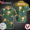 Doom Hawaiian Graphic Print Short Sleeve Hawaiian Casual Shirt Vesles2014S