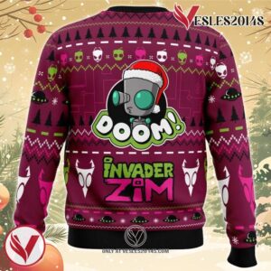 Doom Invader Zim Ugly Christmas Sweater, Unique Christmas Gift For Fans - Vesles2014S 1
