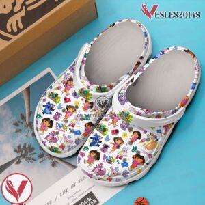 Dora the Explorer Cartoon Crocs Crocband Clogs Shoes Comfortable For Men Women and Kids, Unique Gift From  Vesles2014S 4
