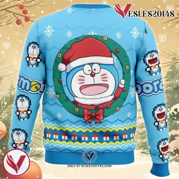 Doraemon Ugly Christmas Sweater, Unique Christmas Gift For Fans - Vesles2014S 1
