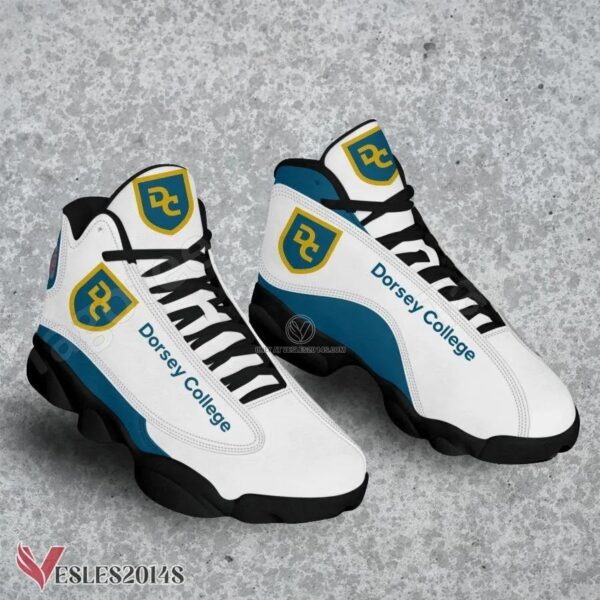 Dorsey College Logo Air Jordan 13 Shoes, Best Sneaker Gifts For Fans - Vesles2014s