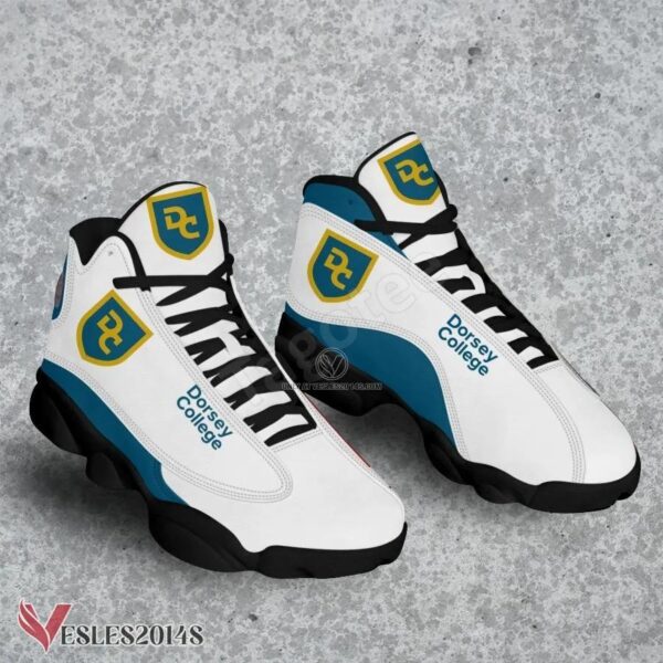 Dorsey College Logo Air Jordan 13 Shoes, Best Sneaker Gifts For Fans - Vesles2014s