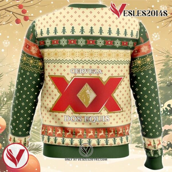 Dos Equis Ugly Christmas Sweater, Unique Christmas Gift For Fans - Vesles2014S 1