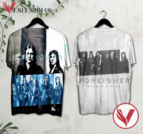 Double Vision Studio Album By Foreigner Shirt, Perfect Gifts For Music Lovers - Vesles2014S
