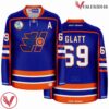 Doug Glatt Halifax Highlanders Blue Hockey Jersey - Vesles2014S