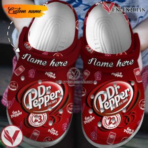 Dr Pepper Drink Crocs Crocband Clogs Shoes Comfortable For Men Women and Kids Style 3, Unique Gift From  Vesles2014S