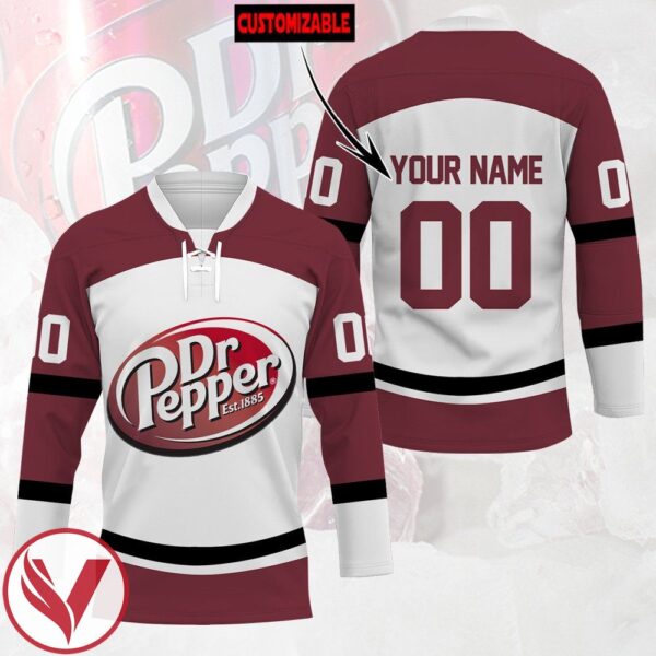 Dr Pepper Est 1885 Personalized Hockey Jersey, Trending Gifts For Fans - Vesles2014s