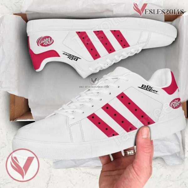 Dr Pepper Logo Print Stan Smith Shoes For Men And Womens - Vesles2014s