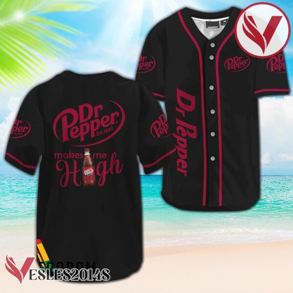 Dr Pepper Make Me High Baseball Jersey, Perfect Gifts For Fans - Vesles2014S