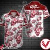 Dr Pepper Red Tropical Floral White Hawaiian Shirt, Unique Gifts For Friends - Vesles2014S 1