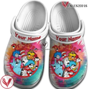 Dr Seuss Cartoon Crocs Crocband Clogs Shoes Comfortable For Men Women and Kids Style 2, Unique Gift From  Vesles2014S 2