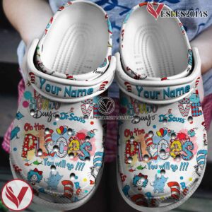 Dr Seuss Cartoon Crocs Crocband Clogs Shoes Comfortable For Men Women and Kids Style 3, Unique Gift From  Vesles2014S
