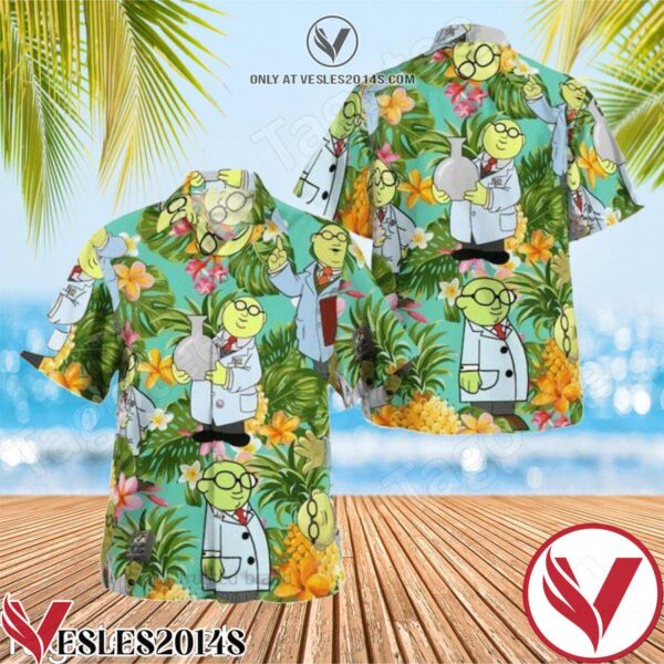 Dr. Bunsen Honeydew The Muppet Tropical Pineapple Hawaiian Shirt, Unique Gifts For Friends - Vesles2014S 1