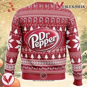 Dr. Pepper Ugly Christmas Sweater, Unique Christmas Gift For Fans - Vesles2014S 1